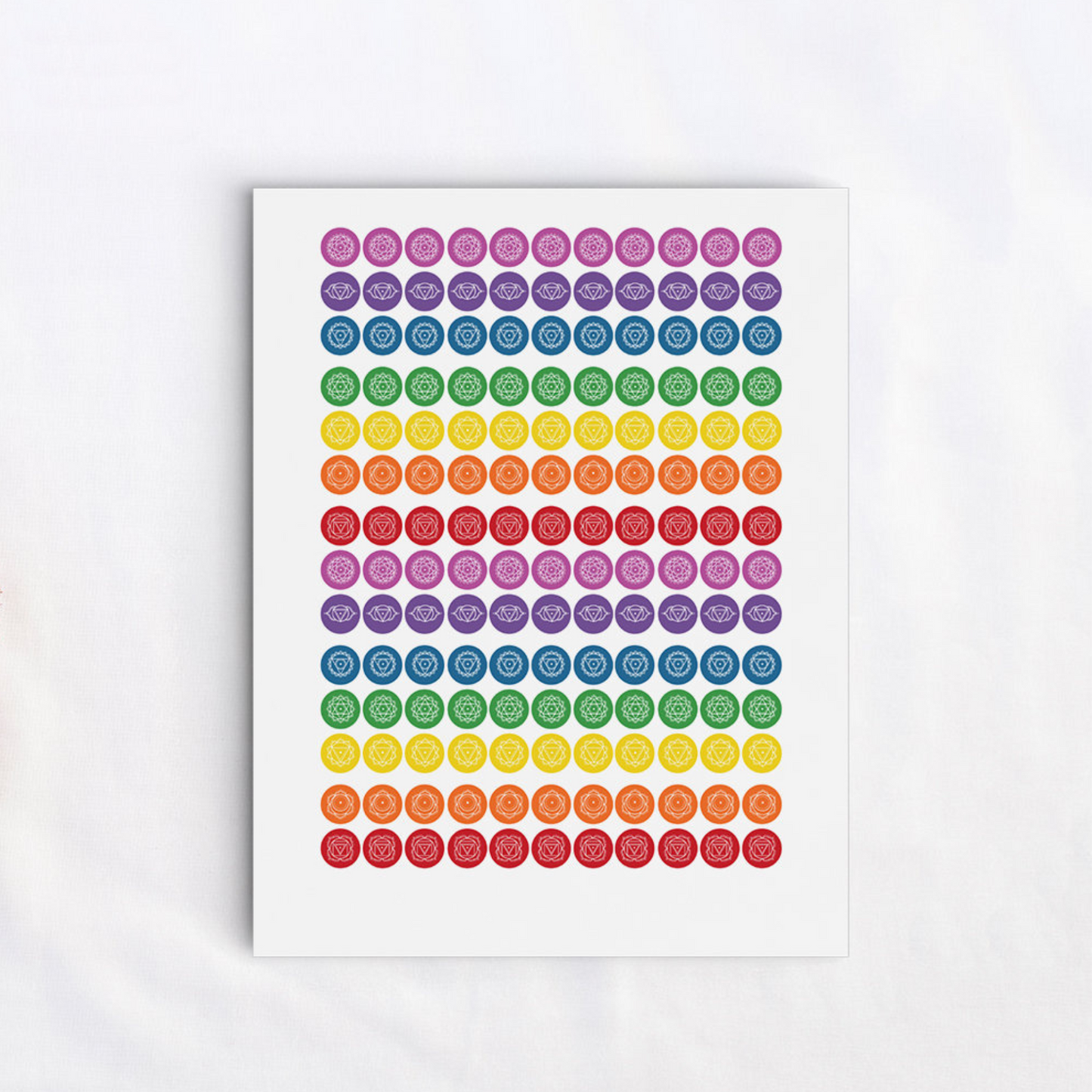 Chakra Printable Planner Stickers Download