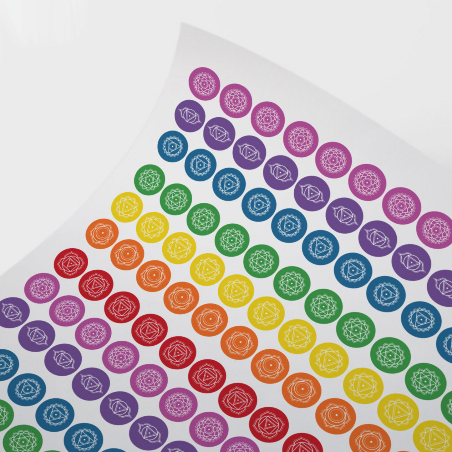Chakra Printable Planner Stickers Download