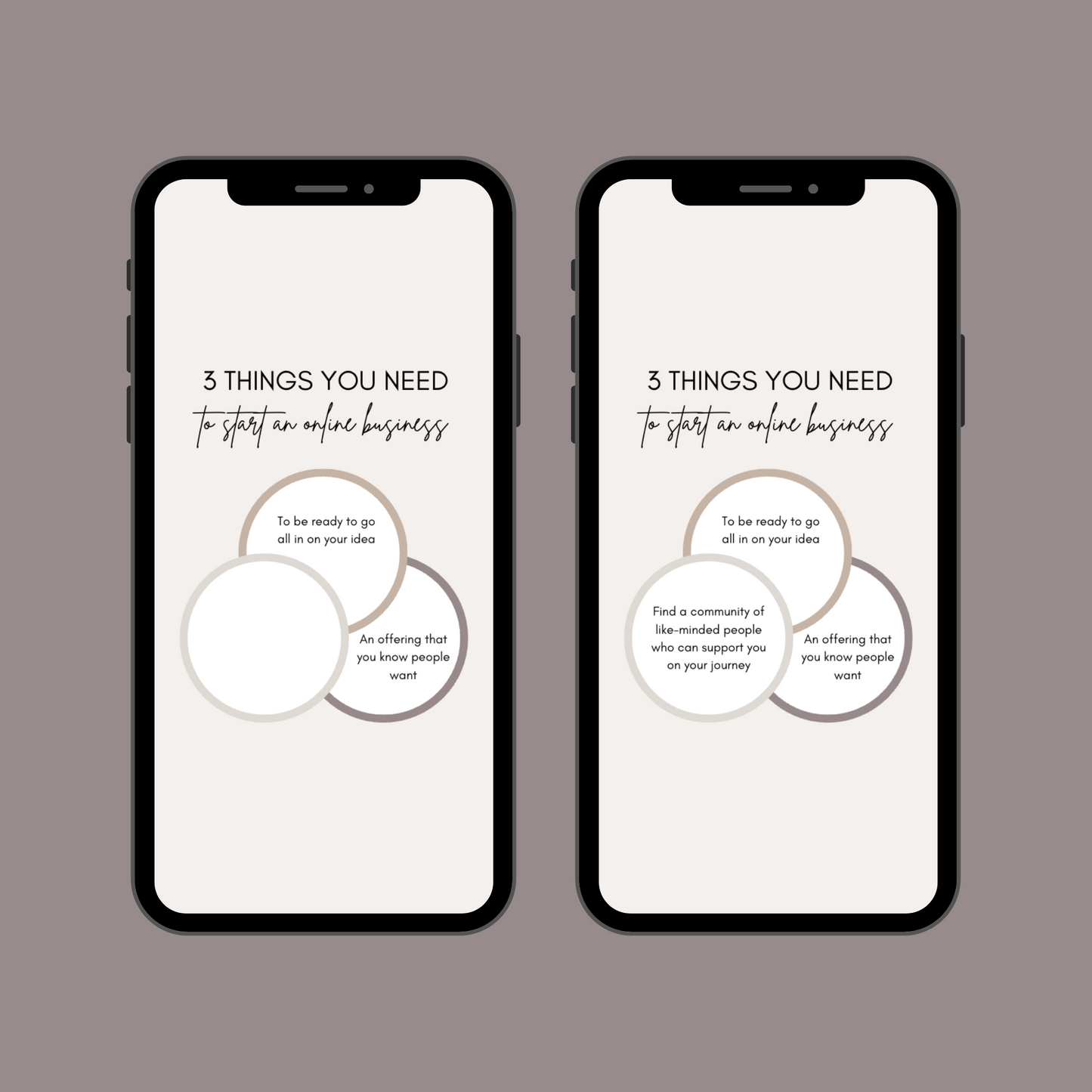 Minimal Circle Tips Sharing Reels Template