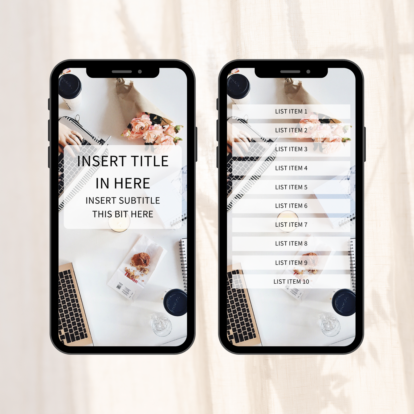 List Reel Template