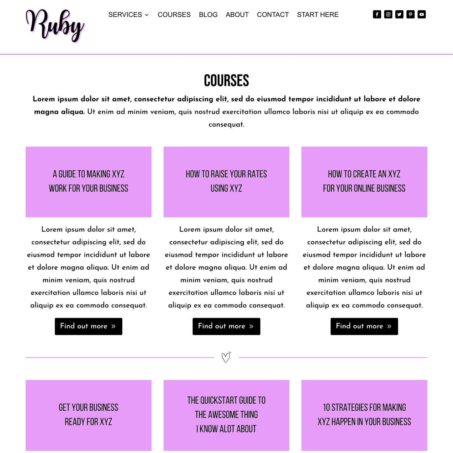 Ruby Services Divi Child Theme