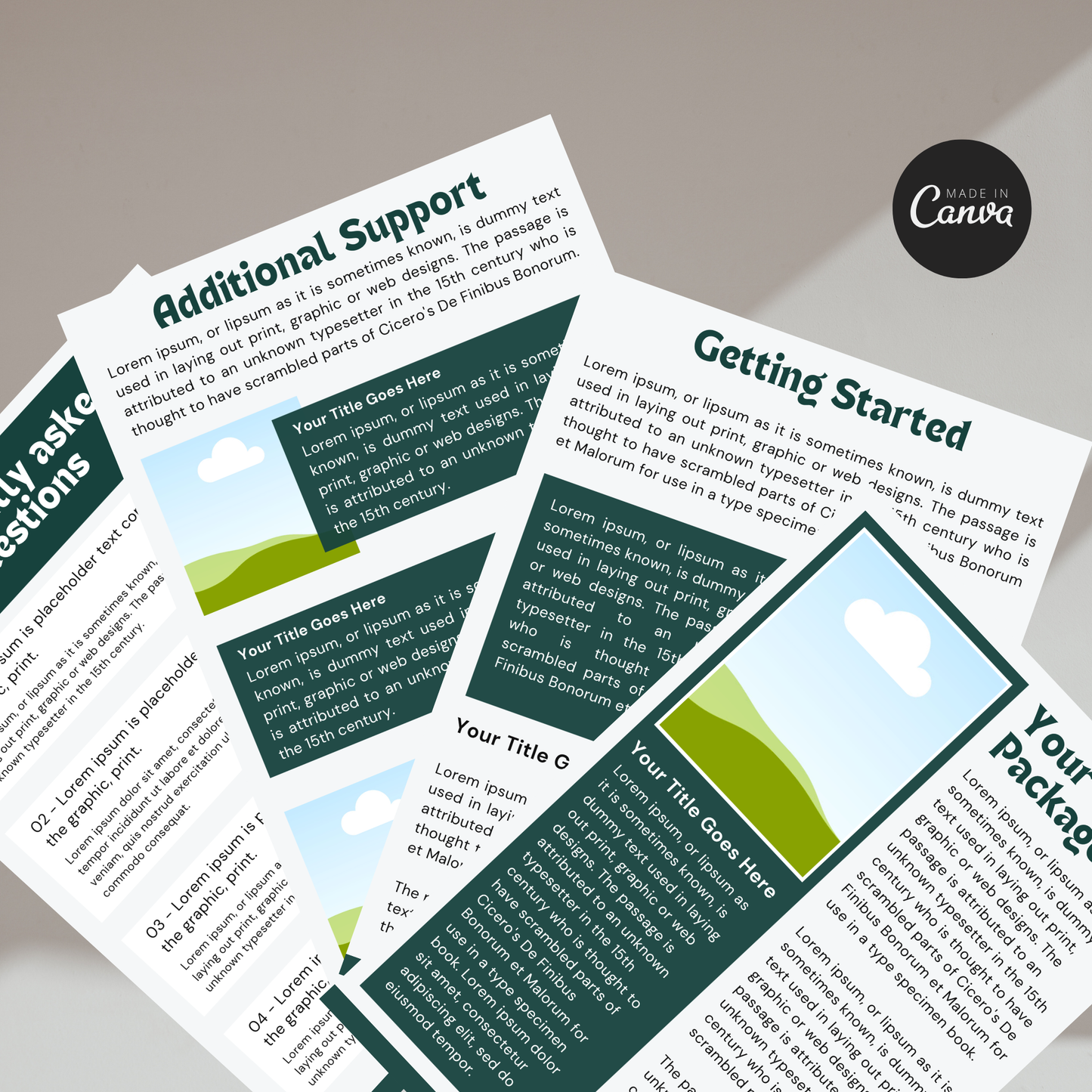 Client Onboarding Welcome Pack Canva Template
