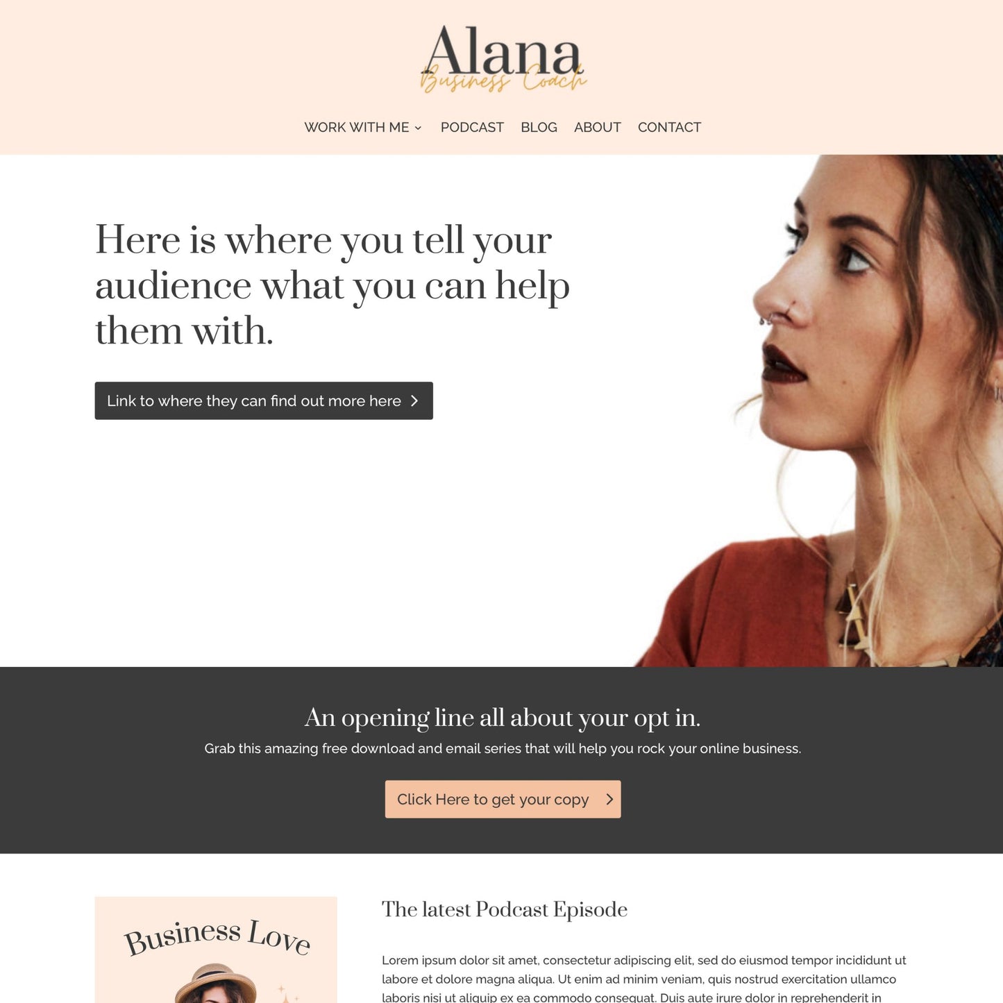 Alana Coach Divi Child Theme