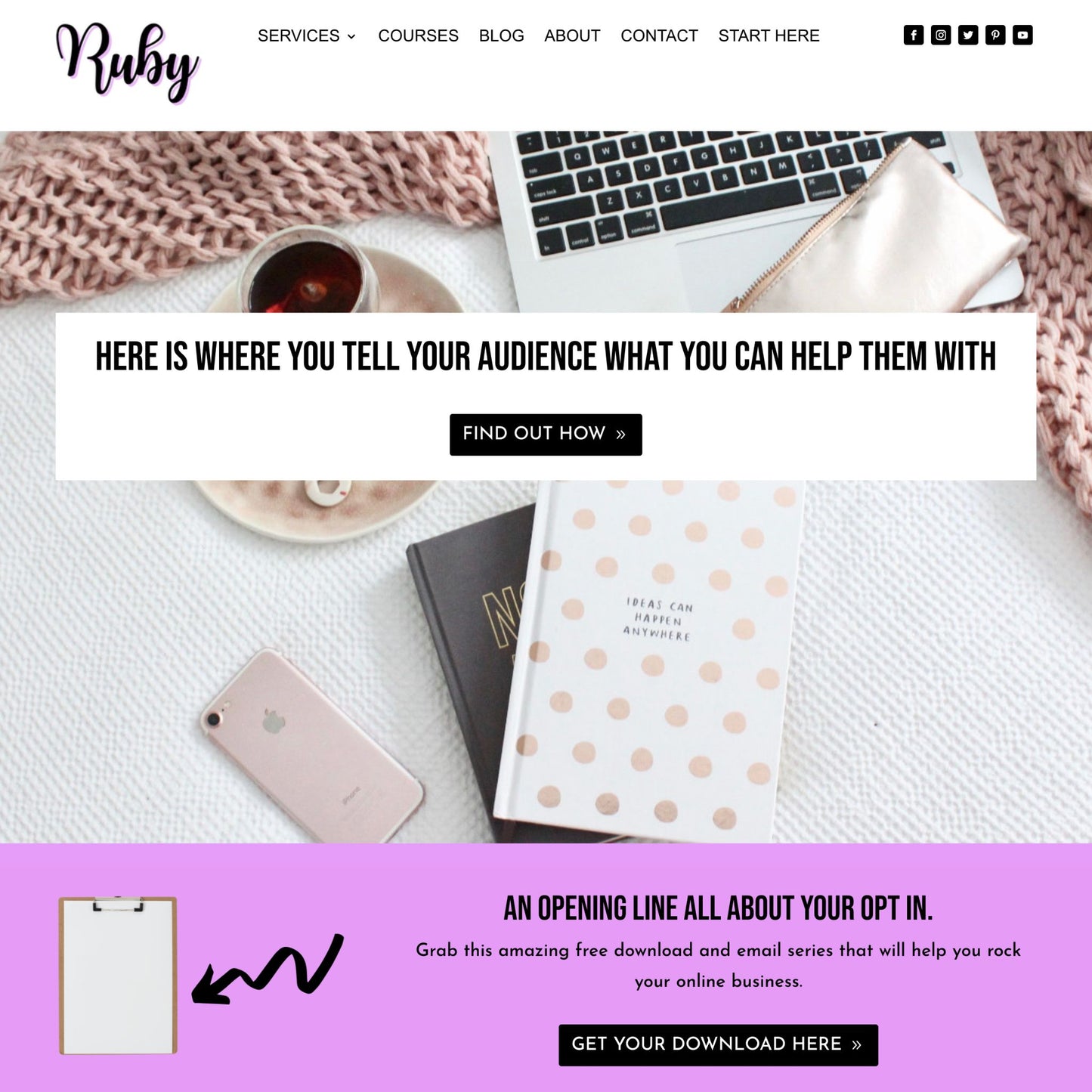 Ruby Services Divi Child Theme