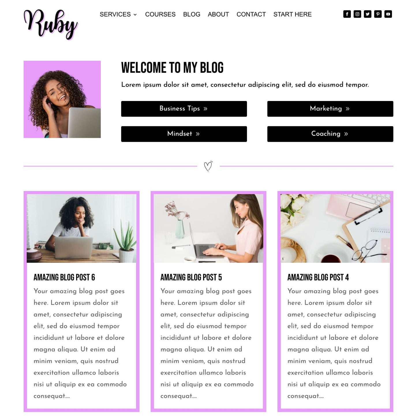 Ruby Services Divi Child Theme