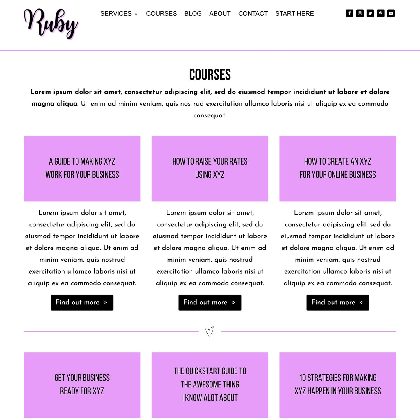 Ruby Services Divi Child Theme