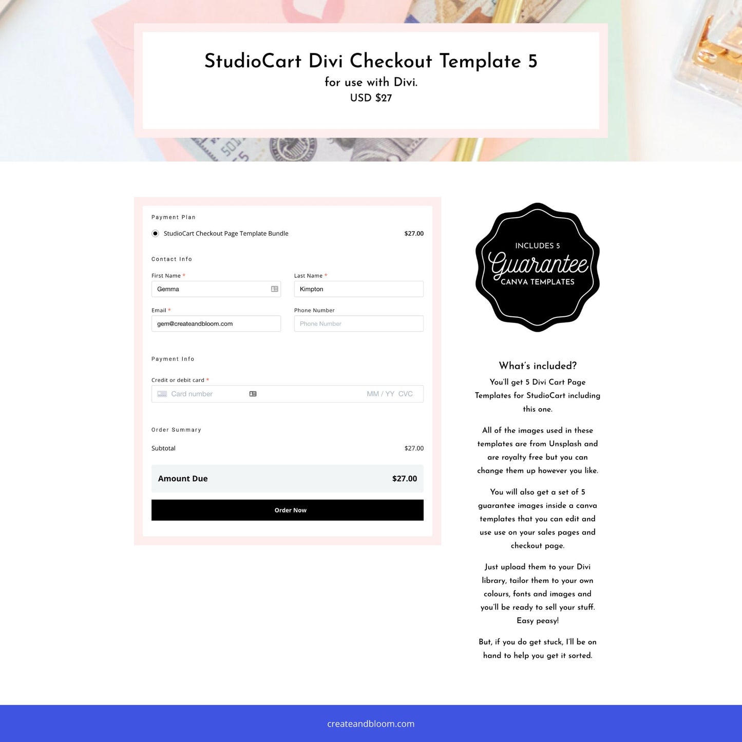 StudioCart Checkout Template Bundle