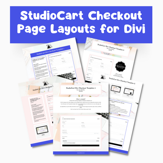 StudioCart Checkout Template Bundle
