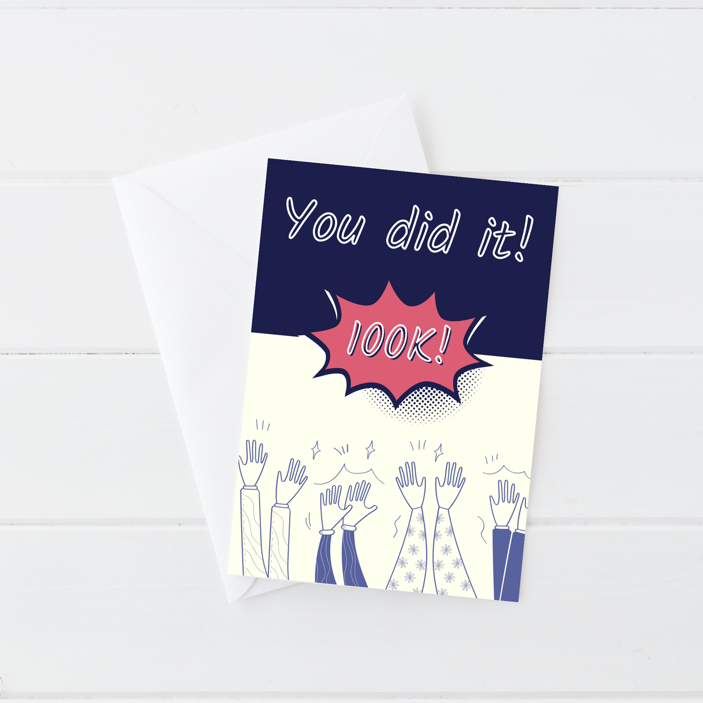 You did it! 100k Celebration Card